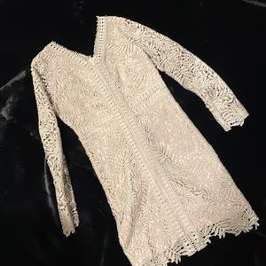 Lavender lace dress size M